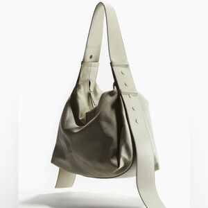 H&M LEATHER SHOULDER BAG